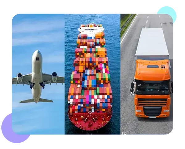 Servicios de transporte de carga internacional